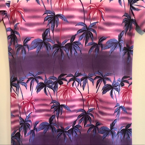 Vintage tropical pull-over relaxed fit dress - Picture 4 of 5